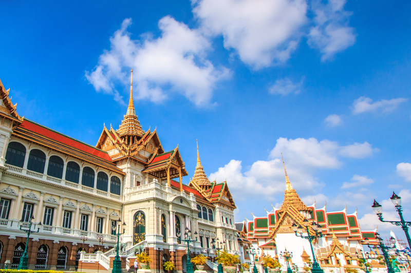 Bangkok díszes templomai - városkép
